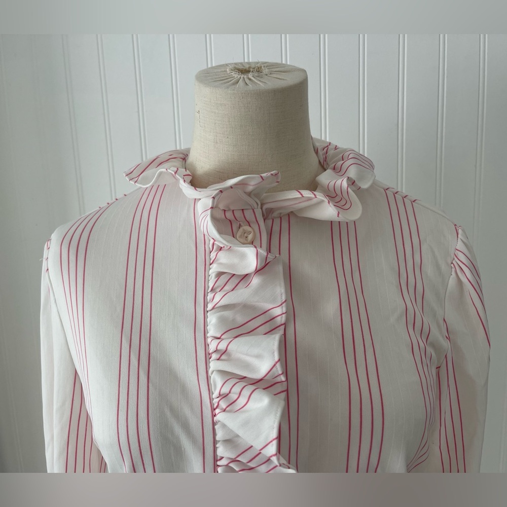 •vintage af• striped blouse